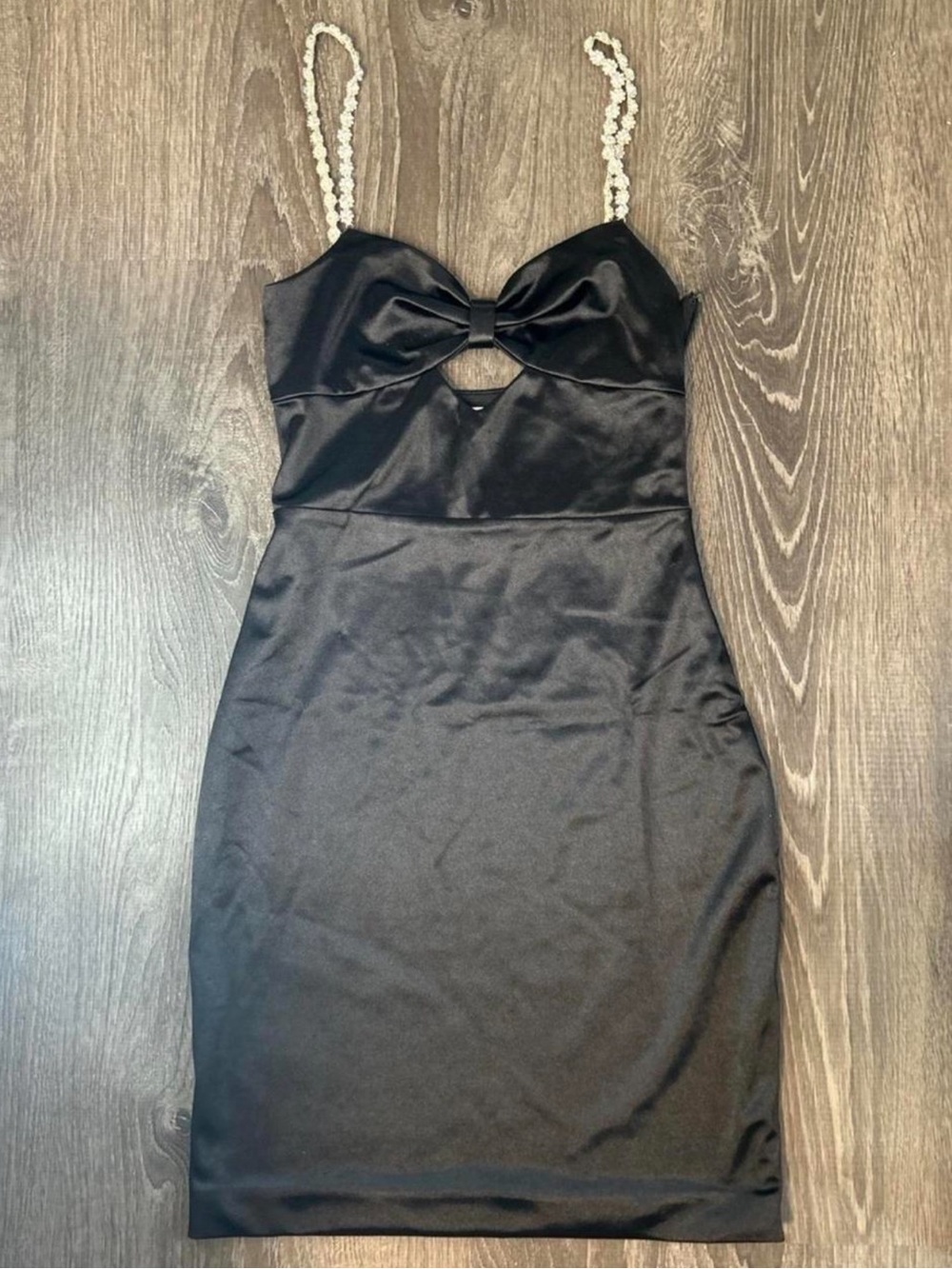 BLACK MINI DRESS - Picture 2 of 6